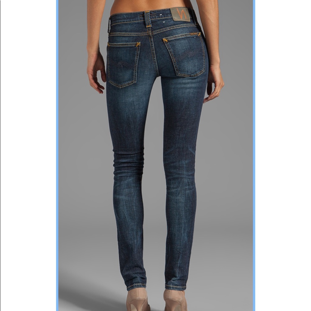 Nudie Tight Long John Jeans Size 25 - Picture 1 of 8